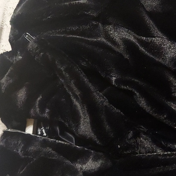 Dennis Basso faux Fur Moto Jacket - Picture 6 of 8